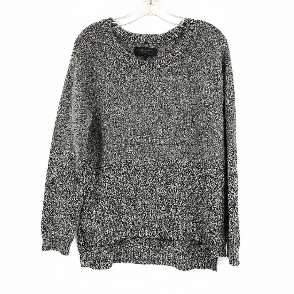 rag & bone Gray Wool-Alpaca-Nylon Pullover | Women’s Size L